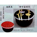 【茶道具/なつめ茶器】 螺鈿入り 春秋棗 即中斎好写 翁春 共箱 新品