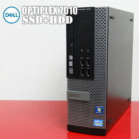 【中古】Dell デスクトップ 高速新品NVMe SSD 256GB+大容量HDD搭載 Optiplex 5050 第7世代 Core i5 7500 8GB Win10Pro WPS Office付属 オプション対応可