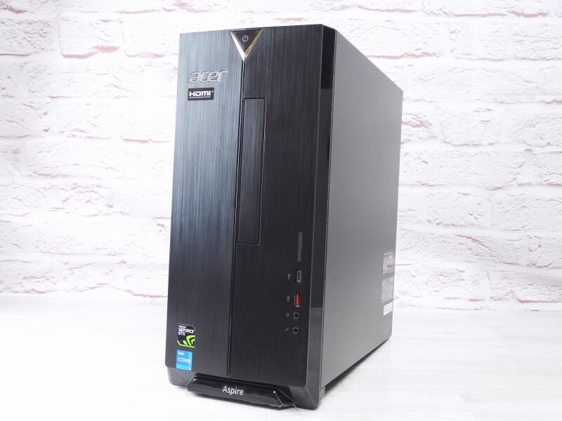 【中古】Aランク acer TC-1660-A56Z/166S 第11世代 i5 11400F 新品NVMe512GB メモリ16GB GeForceGTX1660SUPER DVDS Win11