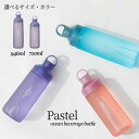 ウォーターボトル 水筒 マグボトル マイボトル 710ml 946ml 直飲み 常温 半透明 パステル パープル グリーン ピンク シンプル 選べる【☆60】【...
