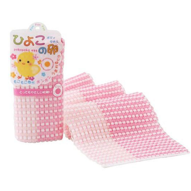 ボディタオル ごしごしタオル タオル ひよこの卵 もこもこ 泡 あわ ボリューミー やさしい 肌触り ボリューム感 弾力性 ふかふか ピンク グリーン ブルー イエロー 【▲】/ひよこの卵ボディタオル1個 auc-tokutoku-10073523 TOKUTOKU サンプル画像3