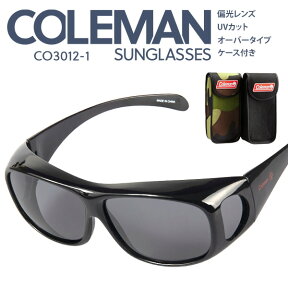 【コールマンCO3012-1 BIGケースセット】Coleman 偏光 サングラス オーバーサングラス 定形外郵便発送【△】/CO3012-1+BIGケース