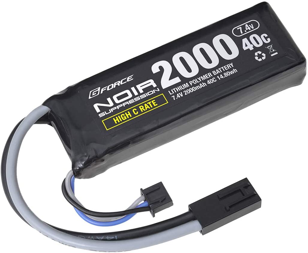 Noir Suppression LiPo 7.4V 2000mAh 40C ߥSߴ GFG934