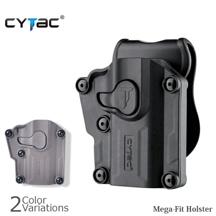 CYTAC HOLSTER CY-UHFS MEGA-FIT　サイタック　メガフィットホルスター＜BK/FDE＞右用　左用