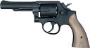 あす楽対応/マルシン　6mmBB Xカート式ガスリボルバーS&W M10ミリタリー&ポリス　ブラックHW　スムース木製グリップ仕様