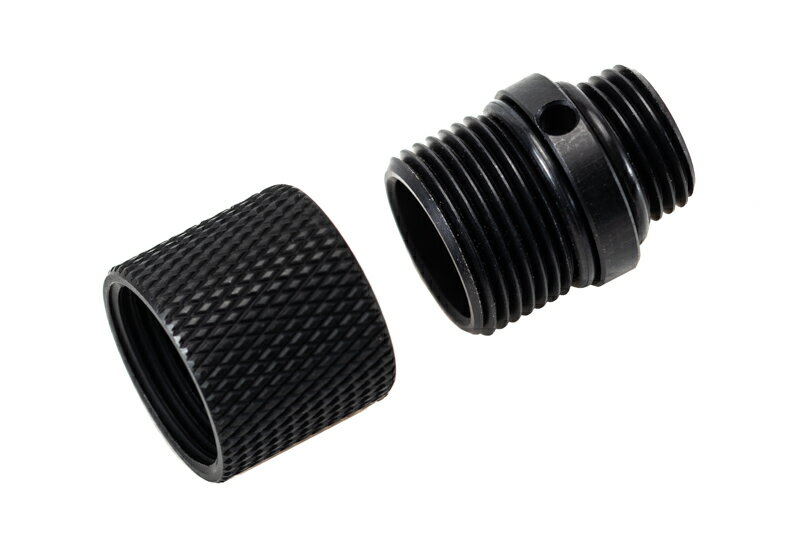 [ BATON airsoft ]　タニオコバ×バトン　B-11-14　11mm正ネジ-14mm逆ネジアダプター＜BK/FDE＞