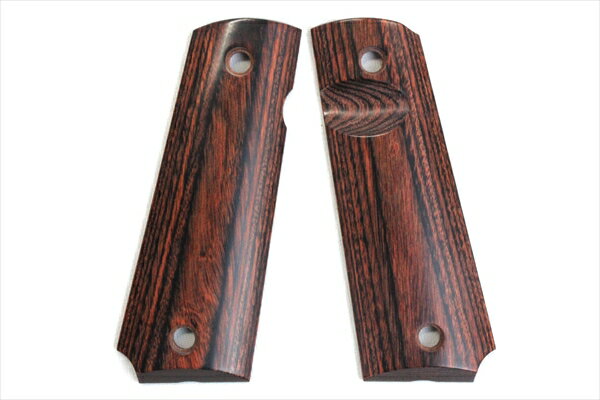 パンドラアームズPANDORA ARMS　ウッドグリップ　M45CQP/DOC　スムース　ブラウン　AWS1443