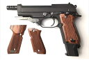PANDORA ARMS(パンドラアームズ) 木製グリップ KSC M93R用＜ダイヤチェッカー ブラウン＞AWG-1431