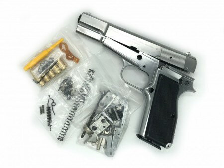 あす楽対応/マルシン モデルガン 組立キット ハイパワー コマーシャル 　シルバーABS