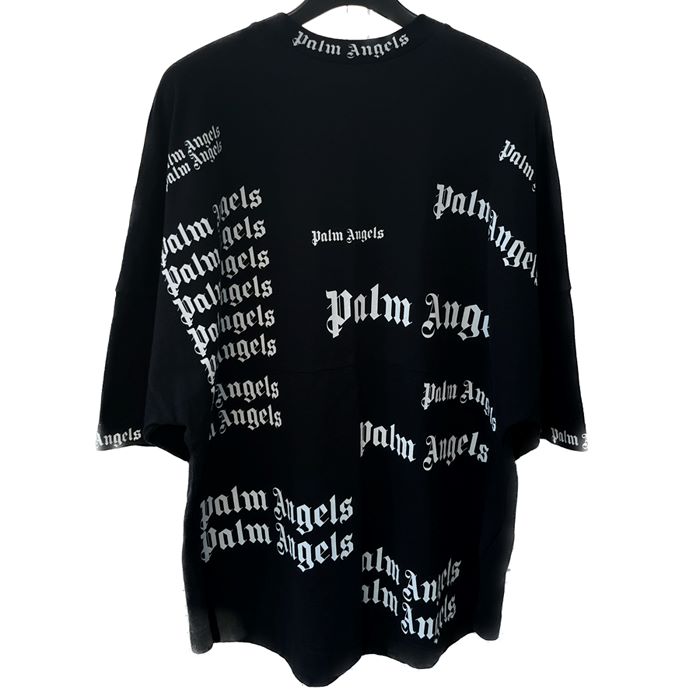 パームエンジェルス/PALM ANGELS　ウルトラロゴ オーバー サイズ Tシャツ　ブラック　【中古】S-153650　新入荷