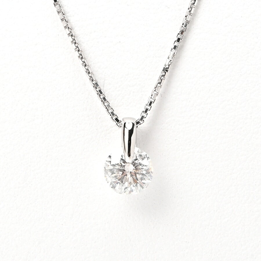 鉑金 - Pt850/Pt900 ダイヤモンド ネックレス ダイヤモンド 1.621ct　45.5cm 【中古】 商品番号 68705
