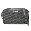 バレンシアガ / BALENCIAGA BBモノグラム シグネチャー ミディアム カメラバッグ 702723　ブラック 　 商品番号 S-155412　新入荷