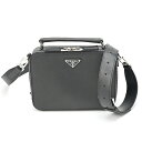 プラダ / PRADA ブリック サフィアーノレザーバッグ 2VH069　レザー　ブラック 　【中古】 商品番号 S-155531　新入荷