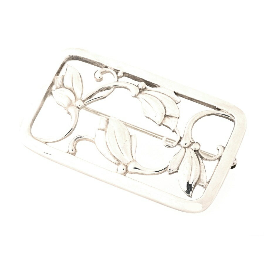 樂天商城 - ジョージジェンセン / GEORG JENSEN　ブローチ Sv.925　# 295　フラワーモチーフ　【中古】 商品番号 A-155480　値下げ