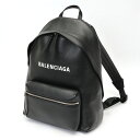 【中古】 バレンシアガ / BALENCIAGA エブリデイ バックパック リュックサック 545193 レザー ブラック 商品番号 K-157756 新入荷