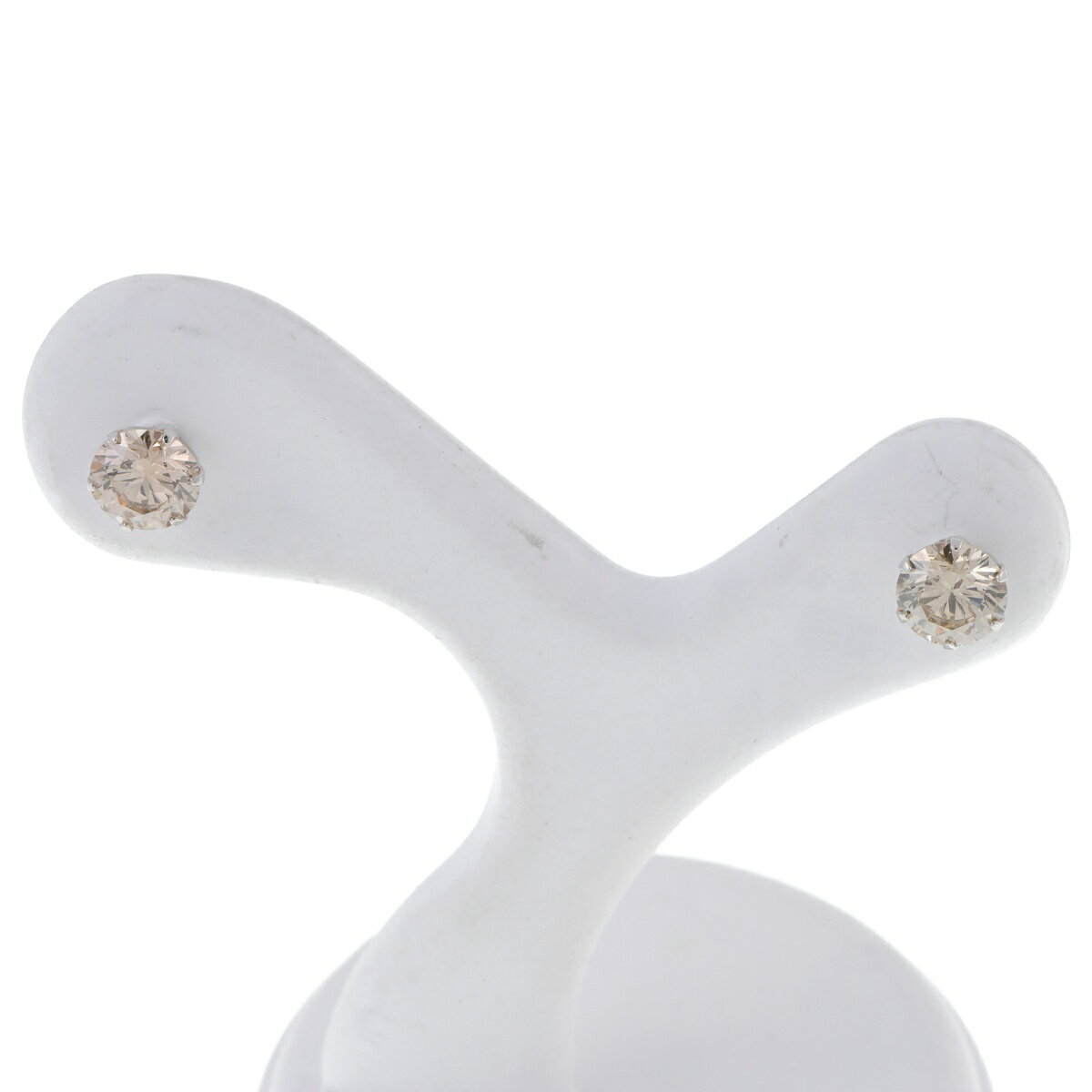 Rakuten - 【中古】Pt900　ピアス　ブラウンダイヤモンド0.25ct./0.25ct.　A-157658　新入荷