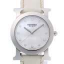 【中古】 エルメス / HERMES Hウォッチ ロンド 12P ダイヤ HR1.510 シェルホワイト クオーツ 商品番号 A-157710 新入荷