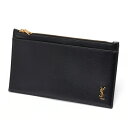 【中古】 サンローラン / SAINT LAURENT タイニー モノグラム ビル ポーチ フラグメントケース 636329 レザー ブラック 商品番号 S-157864 値下げ