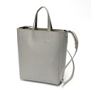 【中古】 セリーヌ / CELINE バーティカルカバ スモール トートバッグ 18981 グレインドカーフスキン ライトグレー 商品番号 S-158042 新...
