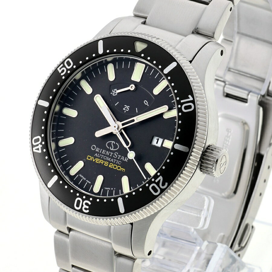【中古】 オリエント / ORIENT オリエントスター ダイバー RK-AU0309B / F6N4-UAF0 ブラック　自動巻き 商品番号 A-158050　新入荷