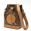 【中古】 フェンディ / FENDI モン トレゾール / バケットバッグ 8BT298 コーティングキャンバス/レザー ブラウン 商品番号 K-158283 新入荷