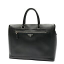 【中古】 プラダ / PRADA ブリーフケース / ビジネスバッグ 2VG044 サフィアーノレザー ブラック 商品番号 E-158347 新入荷