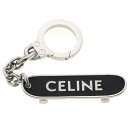 【中古】 セリーヌ / CELINE スケートボード キーホルダー スケボー キーリング 49I986BRE.38AW ブラス/エナメル ブラック 商品番号 T-158155 新入荷(4)