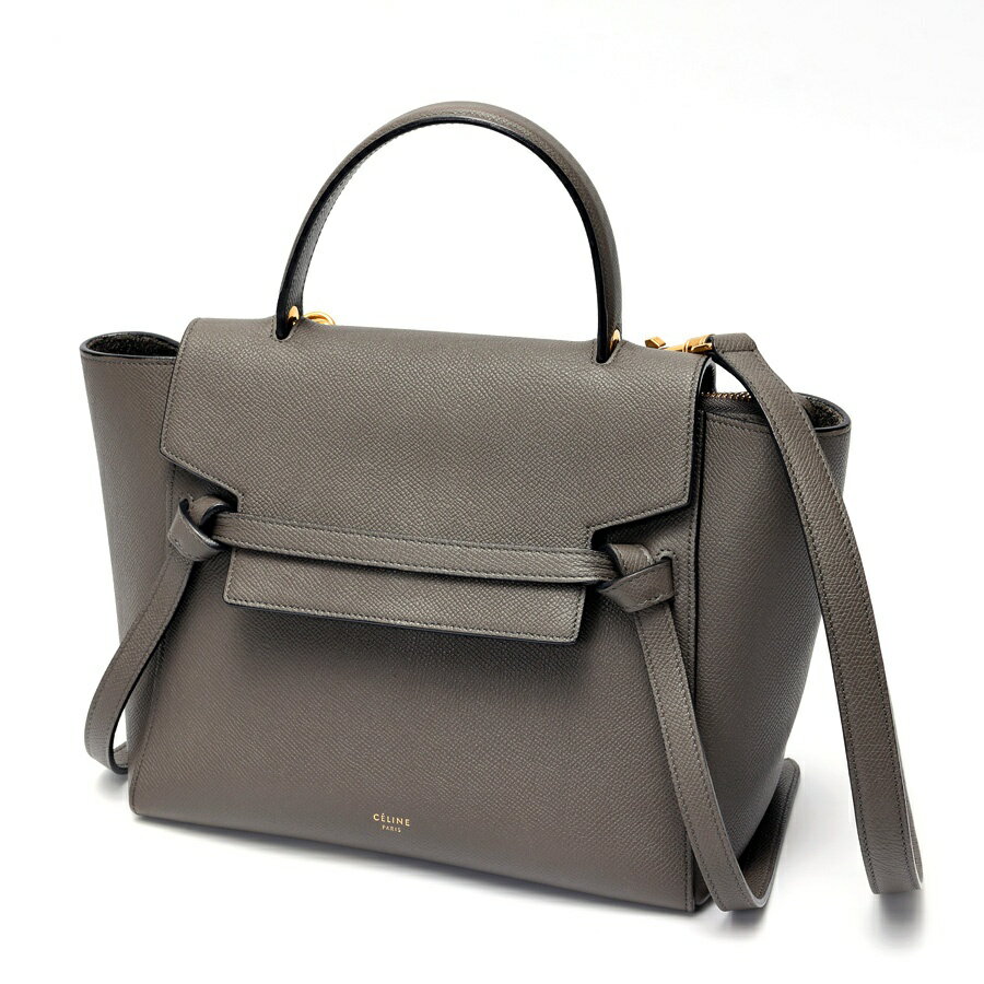 CELINE セリーヌ ベルト ミニスカート グレー imgrc0116557145.jpg