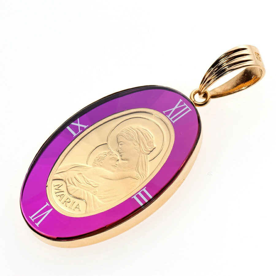 【中古】 K24 / K18枠 コイン ペンダント 聖母マリア 金貨 2.5 g イエローゴールド 商品番号 70227 値下げ