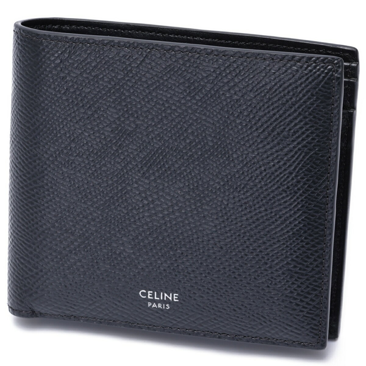 【中古】セリーヌ/CELINE　バイフォールドウォレット / 二つ折り財布　10C87　グレインドカーフスキン..