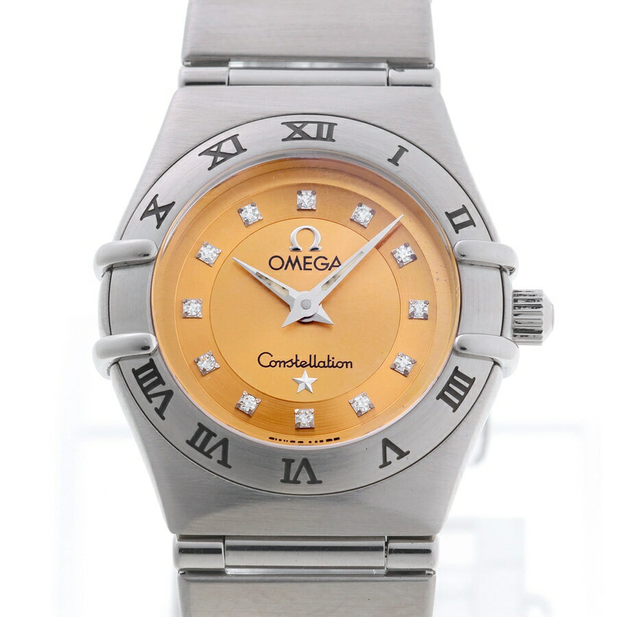 【中古】 オメガ / OMEGA コンステレーション シンディ クロフォード 1564.65 12Pダイヤ ピンク クオーツ 商品番号 C-159215 新入荷