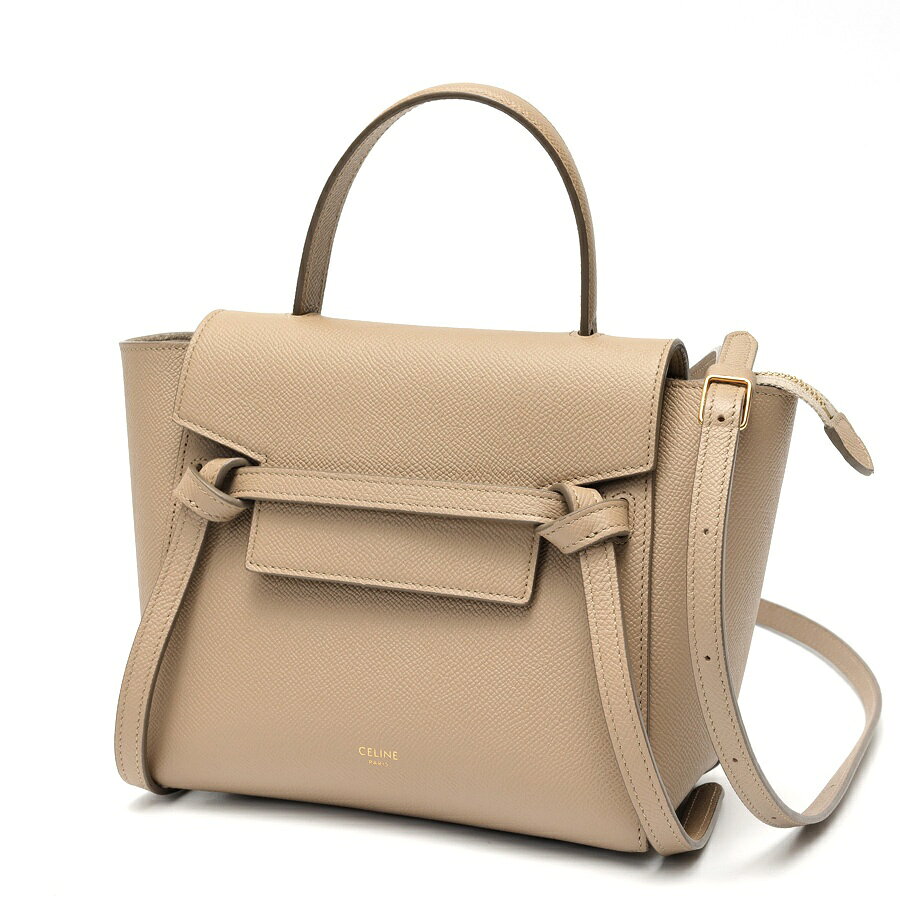 CELINE ベルトバッグ ピコ ライトトープ セリーヌ ミニバッグ