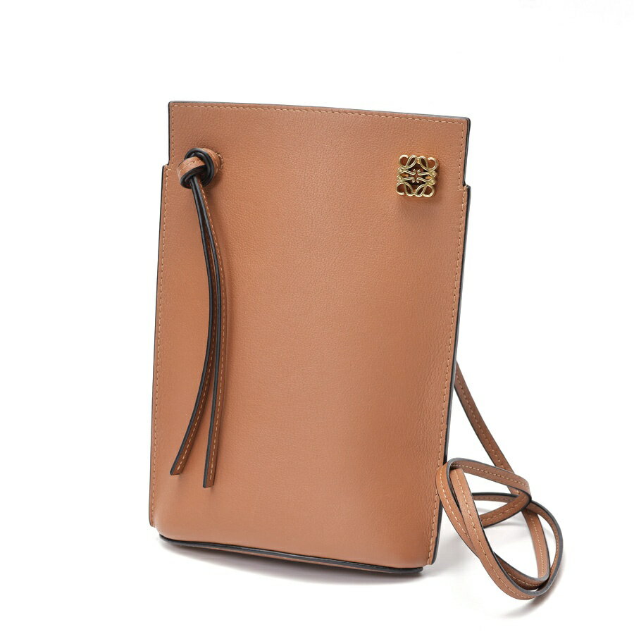 樂天商城 - 【中古】 ロエベ / LOEWE ダイス ポケット / ショルダー ポーチ C630R12X01　クラシックカーフ　タン 新入荷