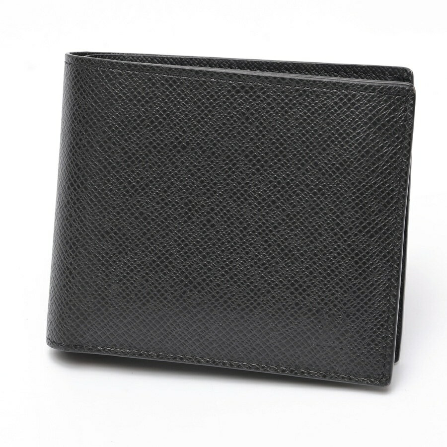 樂天商城 - 【中古】 ルイヴィトン / LOUIS VUITTON ポルトフォイユ マルコ NM M30865　タイガ レザー　ブラック 新入荷