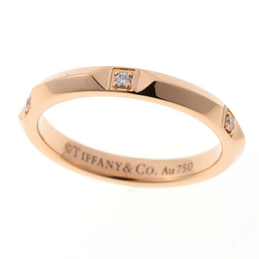 Rakuten - 【中古】 ティファニー / TIFFANY&Co. トゥルー バンド リング　ダイヤモンド 67134214　K18PG　ローズゴールド 値下げ