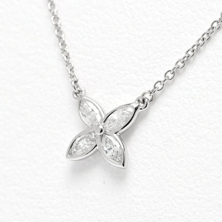 樂天商城 - 【中古】 ティファニー / TIFFANY&Co. ビクトリア ダイヤモンド ネックレス スモール Pt950　プラチナ　40 cm 新入荷