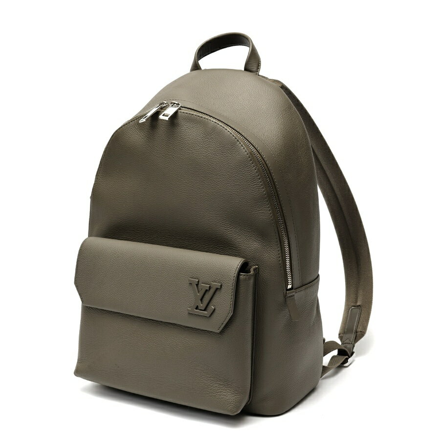 樂天商城 - 【中古】 ルイヴィトン / LOUIS VUITTON LV アエログラム テイクオフ バックパック M21362　レザー　カーキ 新入荷