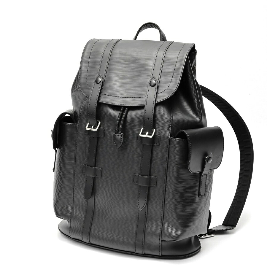 樂天商城 - 【中古】 ルイヴィトン / LOUIS VUITTON クリストファー PM / バックパック M50159　エピ レザー　ノワール(ブラック) 新入荷