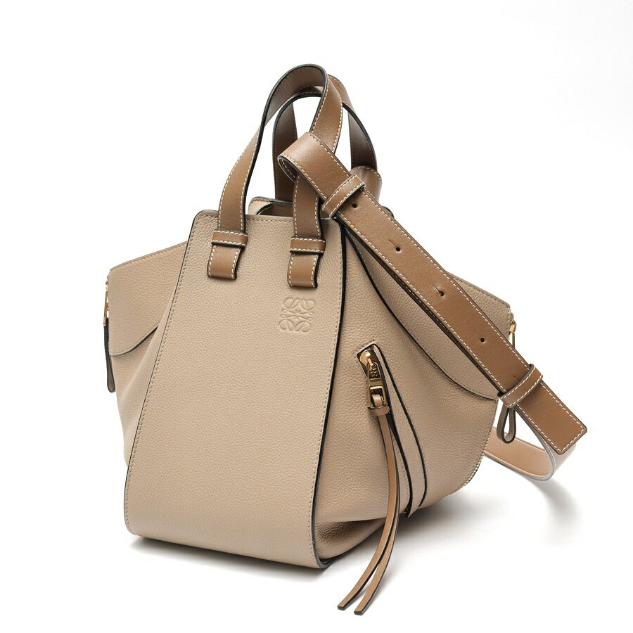 樂天商城 - 【中古】 ロエベ / LOEWE ハンモックバッグ スモール / ショルダーバッグ A538S35X51 / 38712KBN60　サンド(グレージュ系) 新入荷