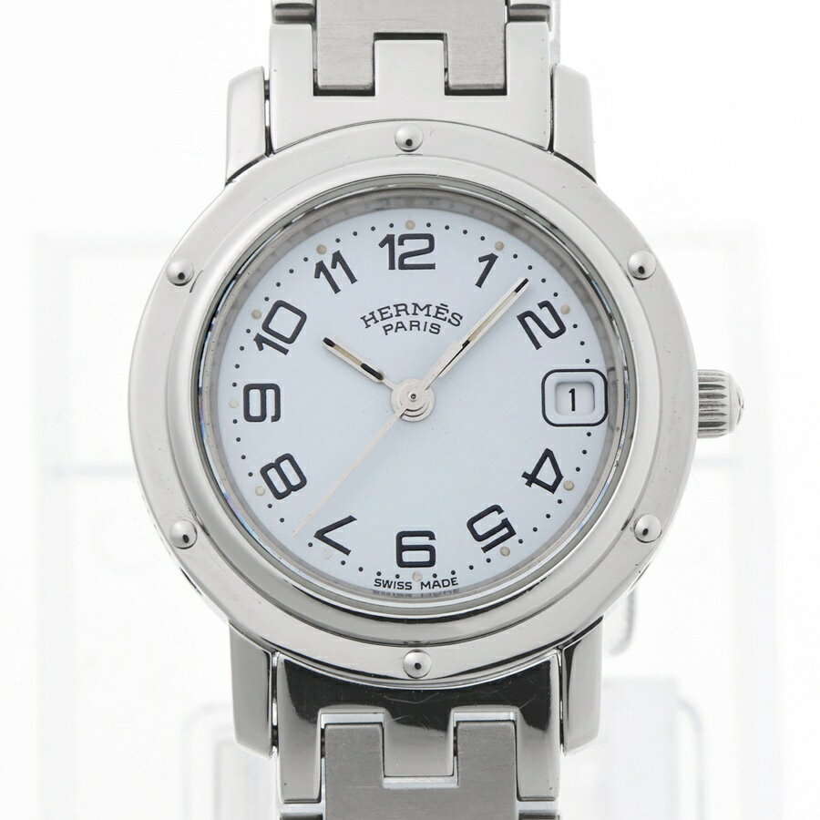 樂天商城 - 【中古】 エルメス / HERMES　クリッパー CL4.210　ホワイト　クオーツ 新入荷