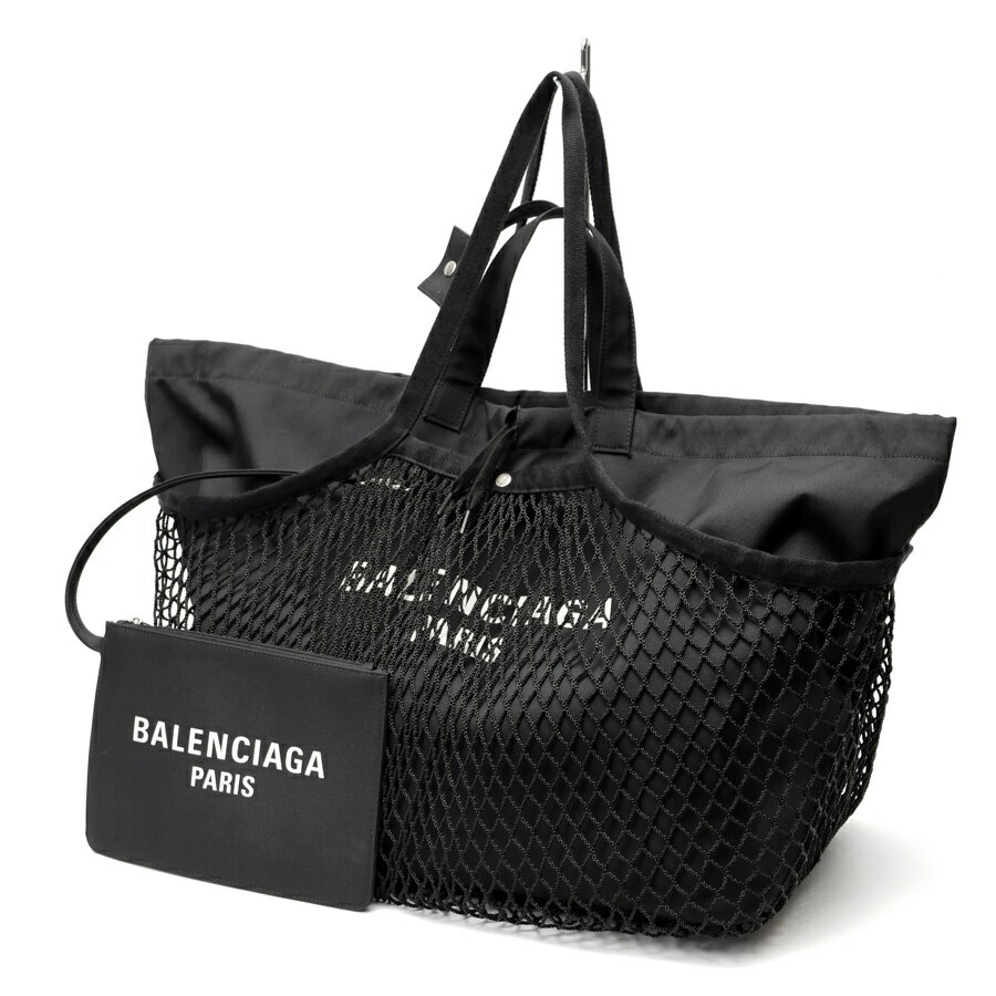 BALENCIAGA バレンシアガ トートバッグ bb柄 総柄 ブラック A4 BALENCIAGA（バレンシアガ） 並行輸入 トートバッグ バルベス 672983