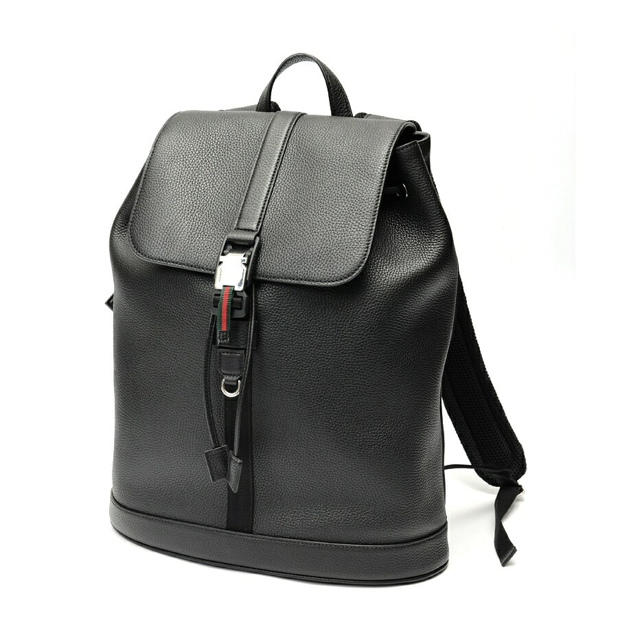 樂天商城 - 【中古】 グッチ / GUCCI シェリーライン ミディアム バックパック リュックサック 816750　レザー　ブラック 新入荷