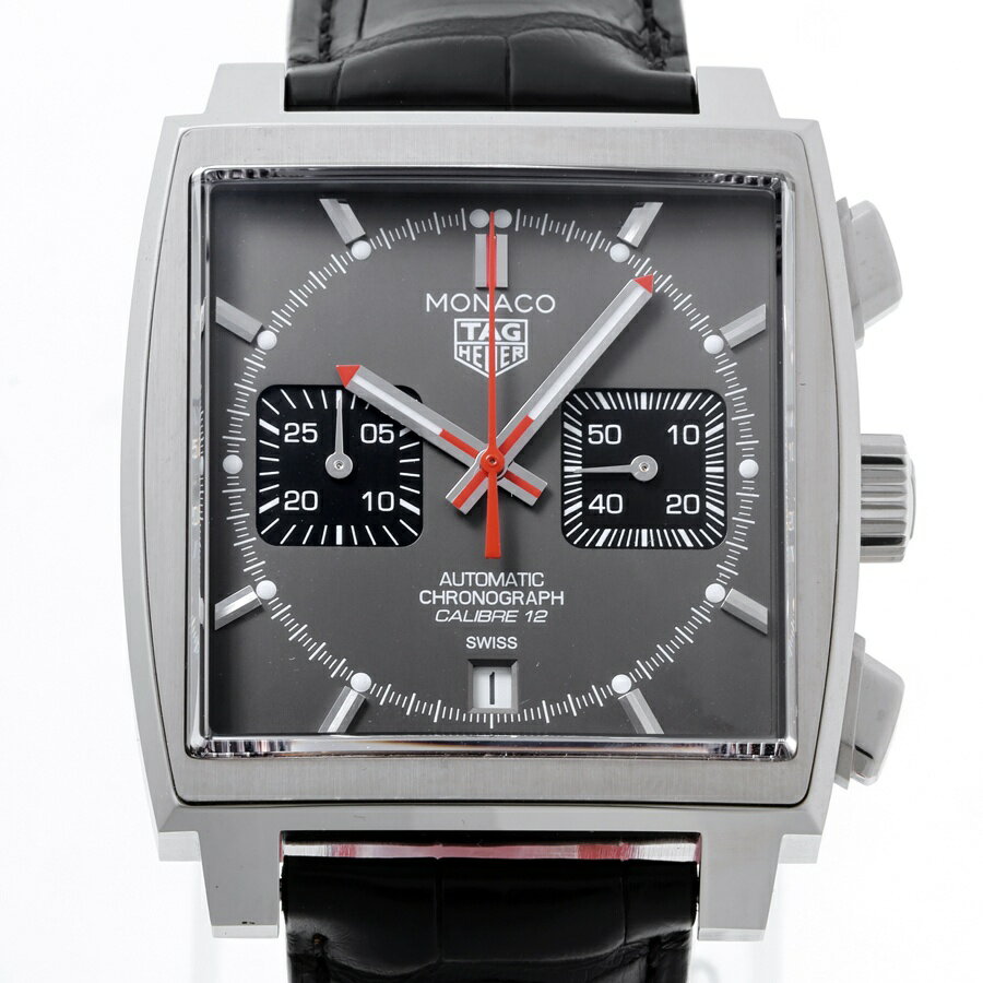 【中古】 タグホイヤー / TAG Heuer モナコ キャリバー12 ファイナルエディション CAW211J.FC6476　グレー　自動巻き 新入荷