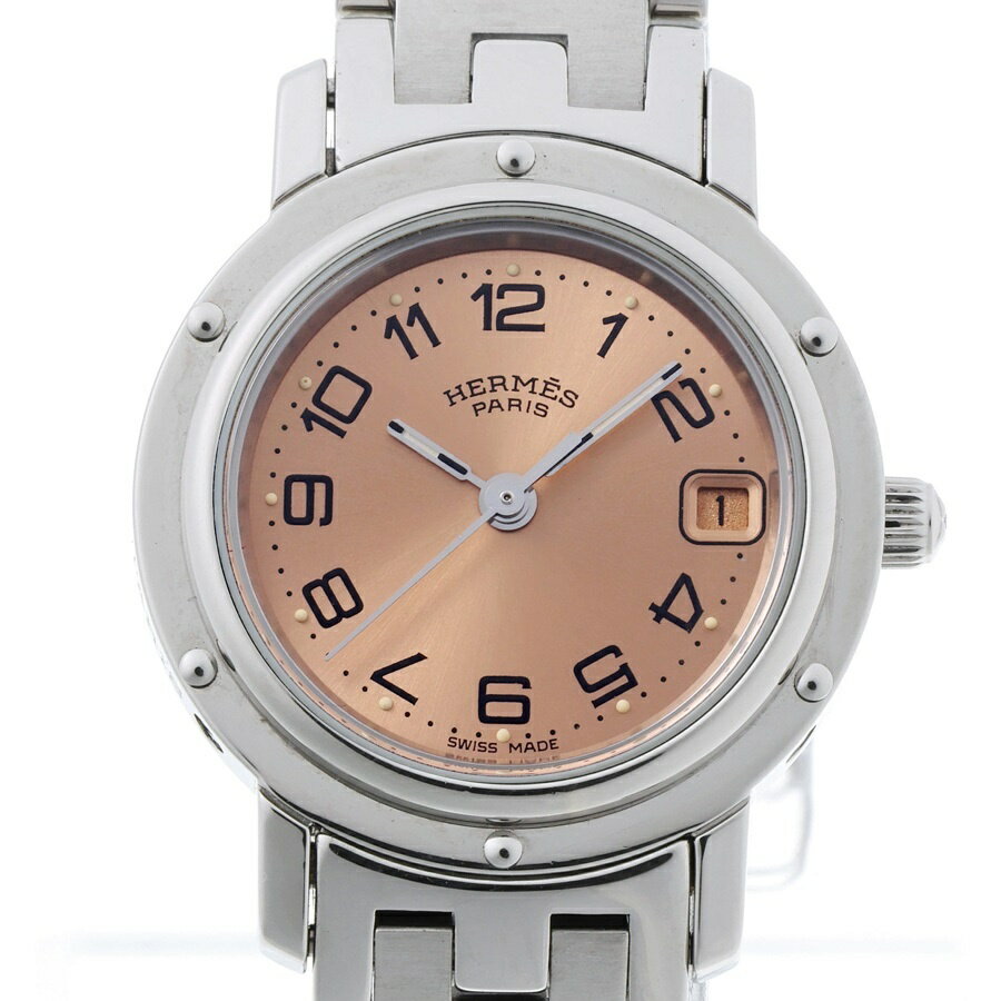 樂天商城 - 【中古】 エルメス / HERMES　クリッパー CL4.210　ピンク　クオーツ 新入荷