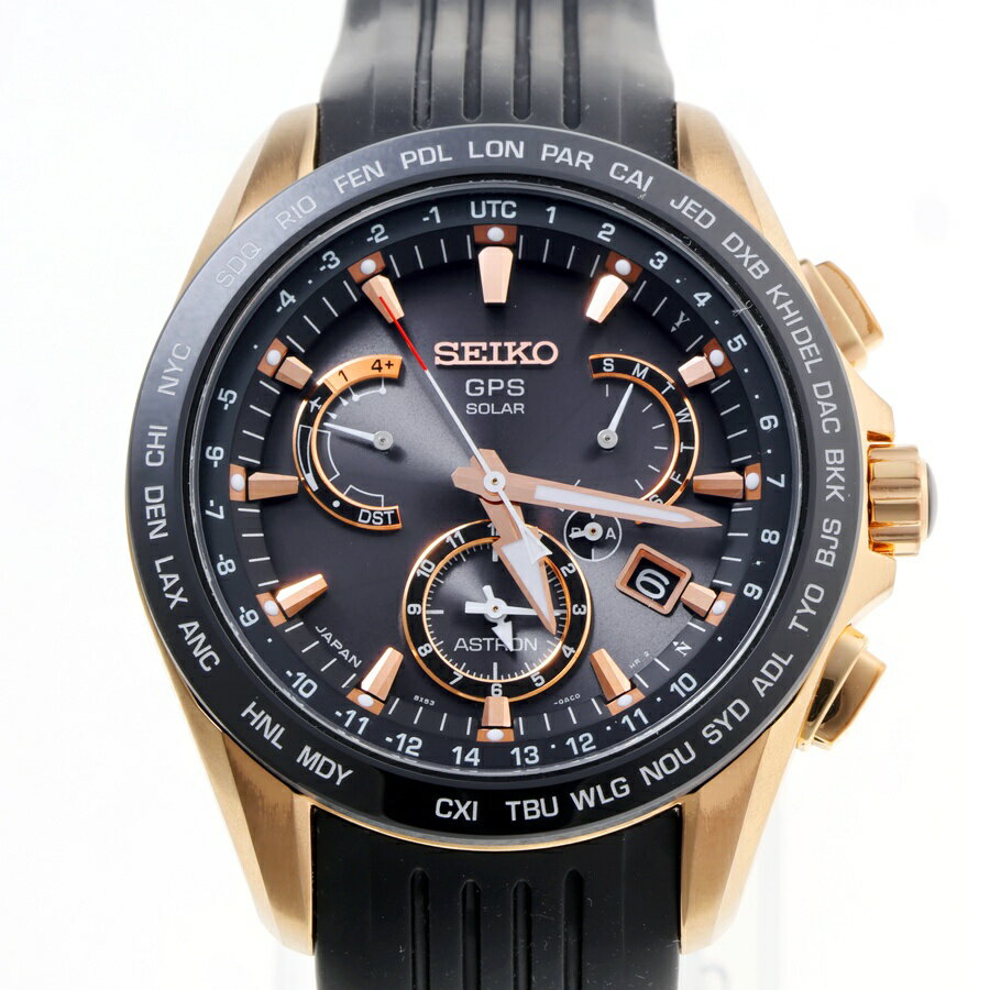 樂天商城 - 【中古】 セイコー / SEIKO　アストロン SBXB055 / 8X53-0AC0-2 ブラック　クオーツ　GPSソーラー 新入荷