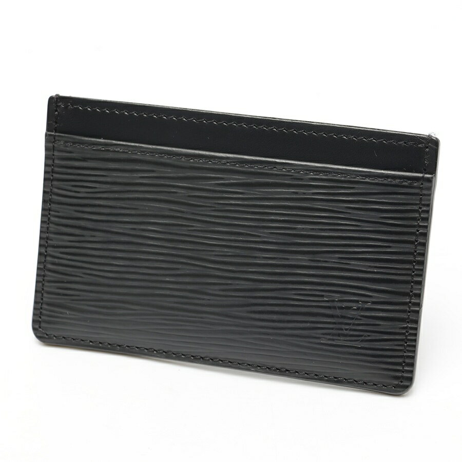 Rakuten - 【中古】 ルイヴィトン / LOUIS VUITTON ポルトカルト サーンプル カードホルダー カードケース M63512　エピ レザー　ノワール(ブラック) 新入荷