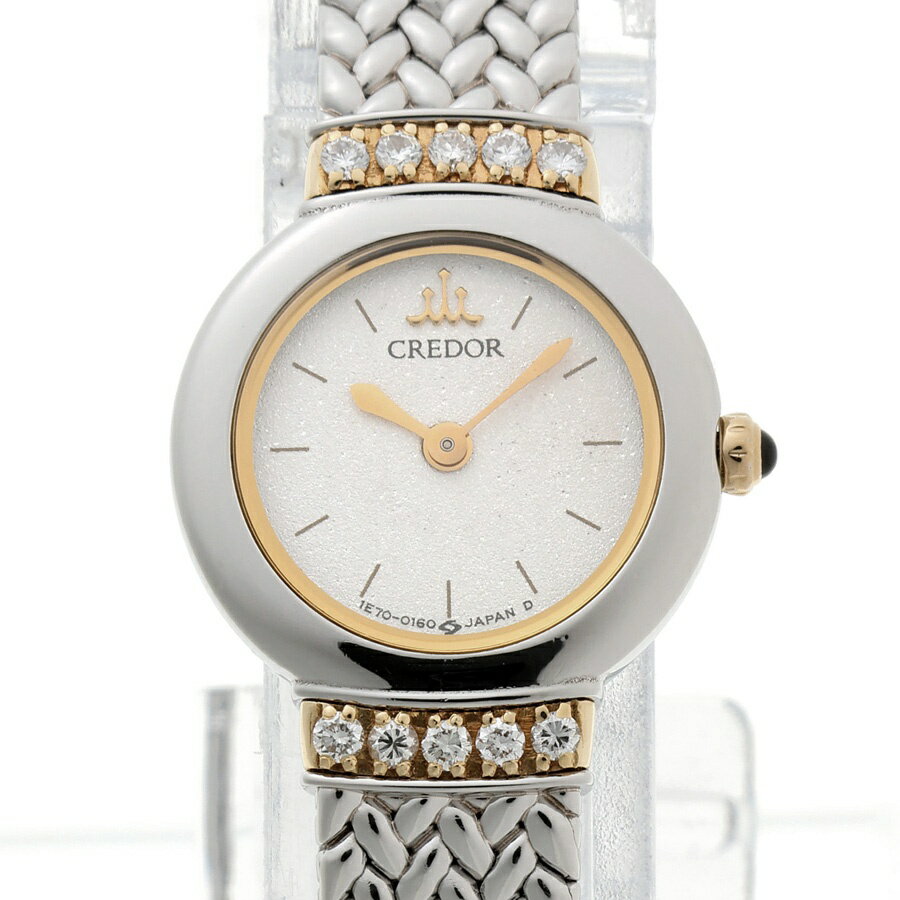 樂天商城 - 【中古】 セイコー / SEIKO　クレドール GKTE010 / 1E70-0100　アイボリー　クオーツ K18YGラグ・ダイヤモンド 新入荷