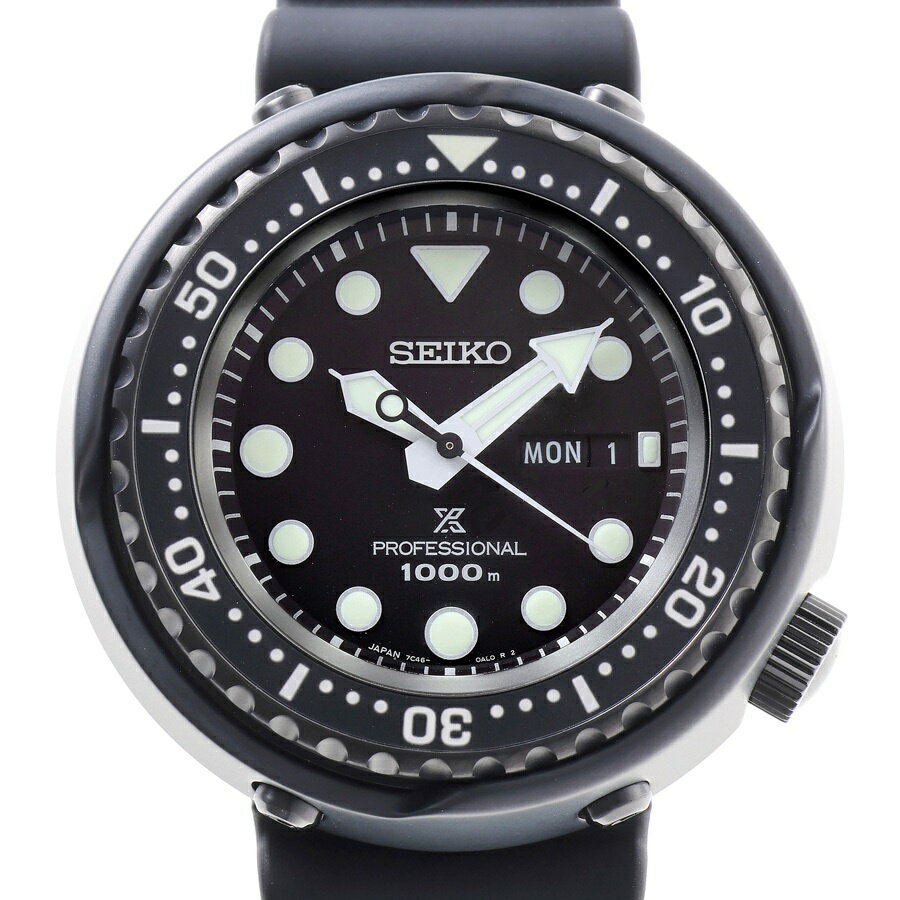 Rakuten - 【中古】 セイコー / SEIKO　プロスペックス マリーンマスター プロフェッショナル SBBN047 / 7C46-0AP0 　ブラック　クオーツ 新入荷
