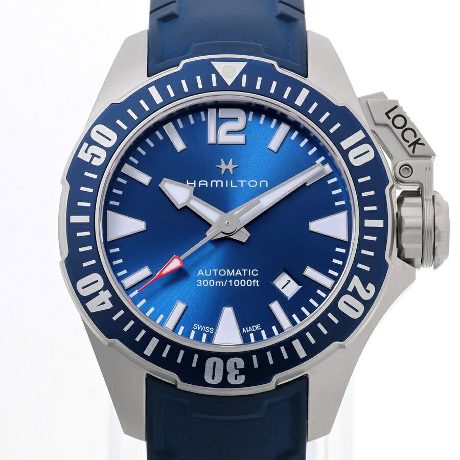 【中古】 ハミルトン / HAMILTON カーキ ネイビー オープンウォーター H77705345 / H777050　自動巻き 新入荷
