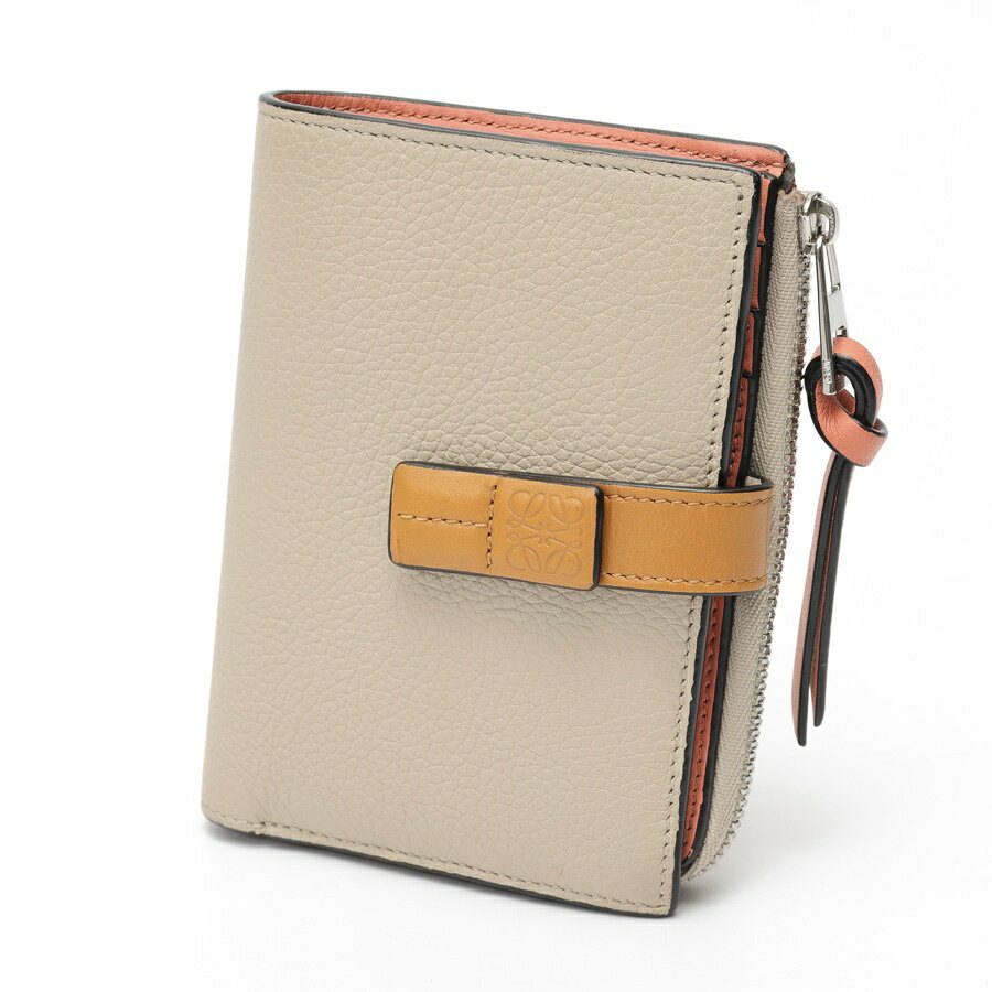 ロエベ 長財布 ライトオーツ×ハニー LOEWE バーティカル ウォレット ラージ ライトオーツ/ハニー (LOEWE